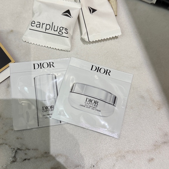 Missoni Dark Blue First Class Amenity Kit/ cosmetic Bag W/ Dior, La mer etc - Picture 4 of 7